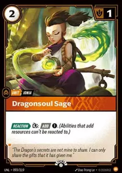 Dragonsoul Sage - UNL-093-p - Promotional Cards - Riftbound card